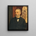 Portrait af borgmesteren i Olomouc - Frigyes Friedrich Miess — indrammet kunstværk på væggen
