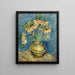 Reproduktion af maleriet Vincent Van Gogh Kunsttryk af Fritillaires, couronne impériale i et kobbervas