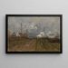 Le train arrive - Frits Thaulow — indrammet kunstværk på væggen