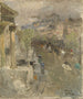 Vue de Paris près de l'église de la Madeleine - Frits Thaulow — visning af kunstværket