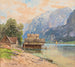 Bateaux à Hallstatt - Fritz Lach — visning af kunstværket