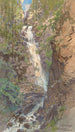 Cascade de Polinik nær Obervellach i Kärnten - Fritz Lach — visning af kunstværket