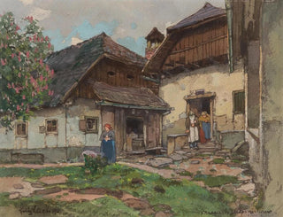 Fritz Lach - The house of the sacristan in Friesach.webp