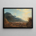 Vue de Caracas - Fritz Sigfried Georg Melbye — indrammet kunstværk på væggen