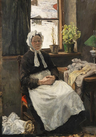 Fritz von Uhde - Die alte Nherin.webp