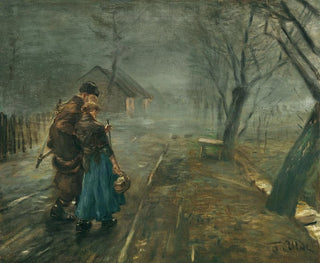 Marche difficile - Fritz von Uhde — visning af kunstværket