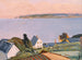 Vue lointaine d'Awajishima - Fujishima Takeji — visning af kunstværket