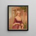 Martha Washington - G. F. Gilman — indrammet kunstværk på væggen