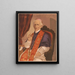 Pave Leo XIII - G. F. Gilman — indrammet kunstværk på væggen