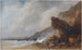 Une Côte Rocheuse en Tempête - Gabriel Hippolyte Lebas — visning af kunstværket