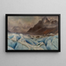 La Mer de Glace og de store Charmoz, Chamonix - Gabriel Lopp — indrammet kunstværk på væggen