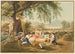 Le repas champêtre, kostumer fra Lucerne - Gabriel Lory den Yngre — visning af kunstværket