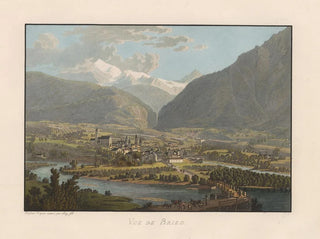 Vue de Brieg - Gabriel Lory le Jeune — visning af kunstværket