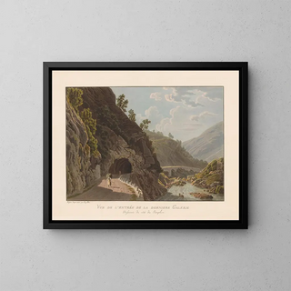 Gabriel Lory the Younger - Vue de lentre de la derniere Galerie Dessine du ct du Simplon.webp