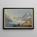 Vue du Montanvert - Gabriel Lory l'Ancien — indrammet kunstværk på væggen
