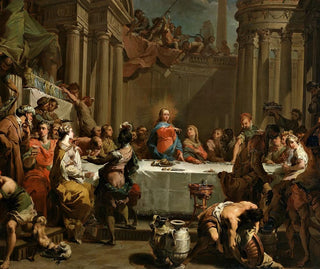 Les Noces de Cana - Gaetano Gandolfi — visning af kunstværket