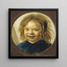 Drengegrinende Maleri - D'après Frans Hals — indrammet kunstværk på væggen