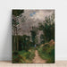 Reproduktion af maleriet Garde-champêtre i Fontainebleau-skoven (ca. 1870) - Alfred Sisley