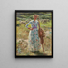 Jeanne d'Arc - Gari Melchers — indrammet kunstværk på væggen