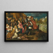 L'Adoration af de vise mænd - Gaspar van den Hoecke — indrammet kunstværk på væggen