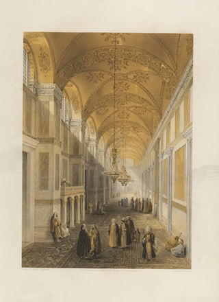 Gaspare Fossati - Aya Sofia Constantinople as recently restored by order of H M the sultan AbdulMedjid Pl02.webp