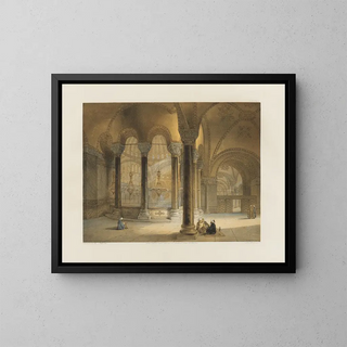 Gaspare Fossati - Aya Sofia Constantinople as recently restored by order of H M the sultan AbdulMedjid Pl11.webp