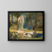 La révélation de Brynhild découvrant Sieglind et Sigmund - Gaston Bussière — indrammet kunstværk på væggen