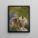 Le Bain - Gaston La Touche — indrammet kunstværk på væggen