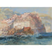 Genua-maleri, udsigt over havet, kiggende mod Santa Maria Assunta-kirken i Carignano - Joseph Mallord William Turner