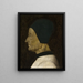 Portrait af Lorenzo Giustiniani - Gentile Bellini — indrammet kunstværk på væggen