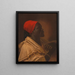 Toussaint Louverture - Geo. De Baptiste — indrammet kunstværk på væggen
