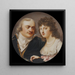 Georg J. Skjoldebrand 1761-1816, oberst, hans søster Maria Elisabeth 1763-1842 - Johann Dominik Bossi — vægpræsentation af kunstværket