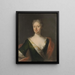 Sofia Gyllenstierna d'Ulaborg 1682–1722 - Georg Desmares — indrammet kunstværk på væggen