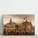 Reproduktion af maleriet George IV, Kongen af England, der ankommer til Dublin af William Turner De Lond