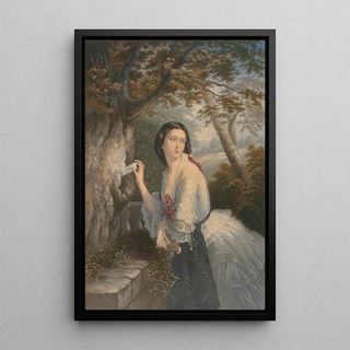 George Baxter - The Lovers Letter Box.webp