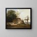 Scène de cottage - George Caleb Bingham — indrammet kunstværk på væggen