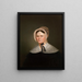 Elizabeth Morton Woodson Lewis Mme Henry Lewis - George Caleb Bingham — indrammet kunstværk på væggen