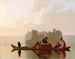 "De pelsjægere, der går ned ad Missouri" - George Caleb Bingham — visning af kunstværket
