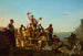 Joyeux bateliers à plat fond au port - George Caleb Bingham — visning af kunstværket