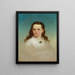 Mademoiselle Julia Eveline Drennon - George Caleb Bingham — indrammet kunstværk på væggen
