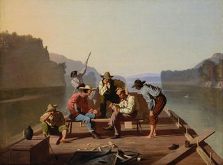 Rafter Playing Cards - George Caleb Bingham — visning af kunstværket