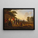 Tir pour le bœuf - George Caleb Bingham — indrammet kunstværk på væggen