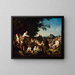 Discours sur une souche - George Caleb Bingham — indrammet kunstværk på væggen