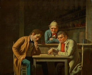 Les Joueurs de dames - George Caleb Bingham — visning af kunstværket