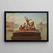 Le Joyeux Batelier - George Caleb Bingham — indrammet kunstværk på væggen