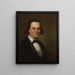 L'étudiant Dr. Oscar Fitzland Potter - George Caleb Bingham — indrammet kunstværk på væggen