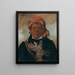 BdA-Sin Chef de la tribu - George Catlin — indrammet kunstværk på væggen