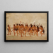 Danse des mendiants à l'embouchure de la rivière Teton - George Catlin — indrammet kunstværk på væggen