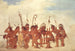 Danse des Braves à Fort Snelling - George Catlin — visning af kunstværket