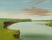 Vue lointaine du village mandan - George Catlin — visning af kunstværket